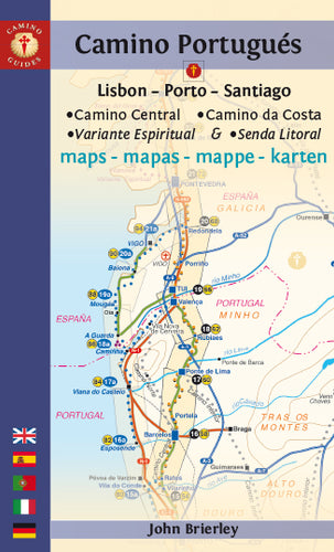 Camino Portugués Maps: Lisbon - Porto - Santiago, by John Brierley